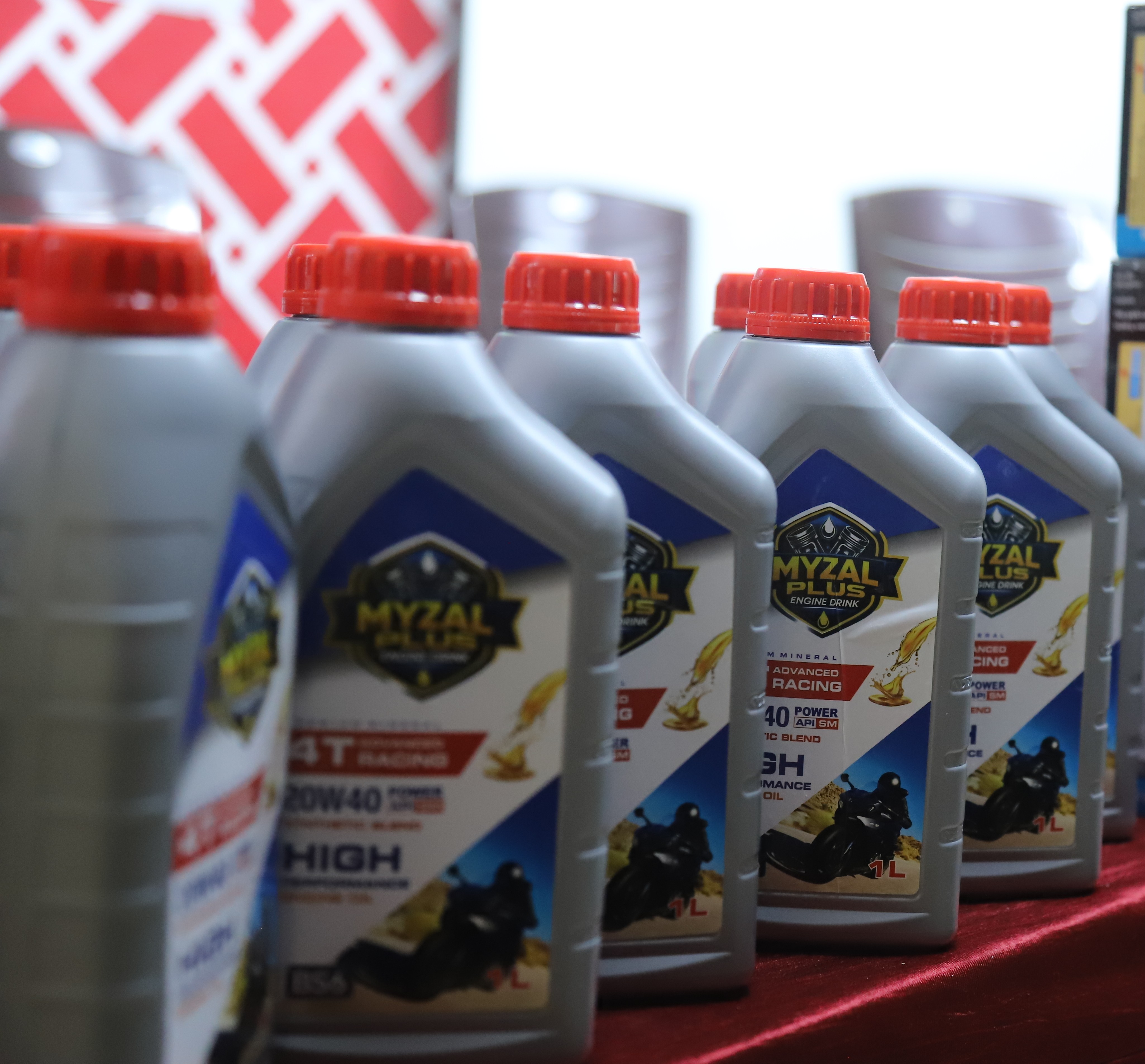 MYZAL PLUS Engine Oil Bottles Collection